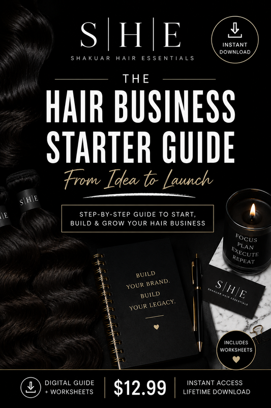The Hair Business Starter Guide | From Idea to Launch